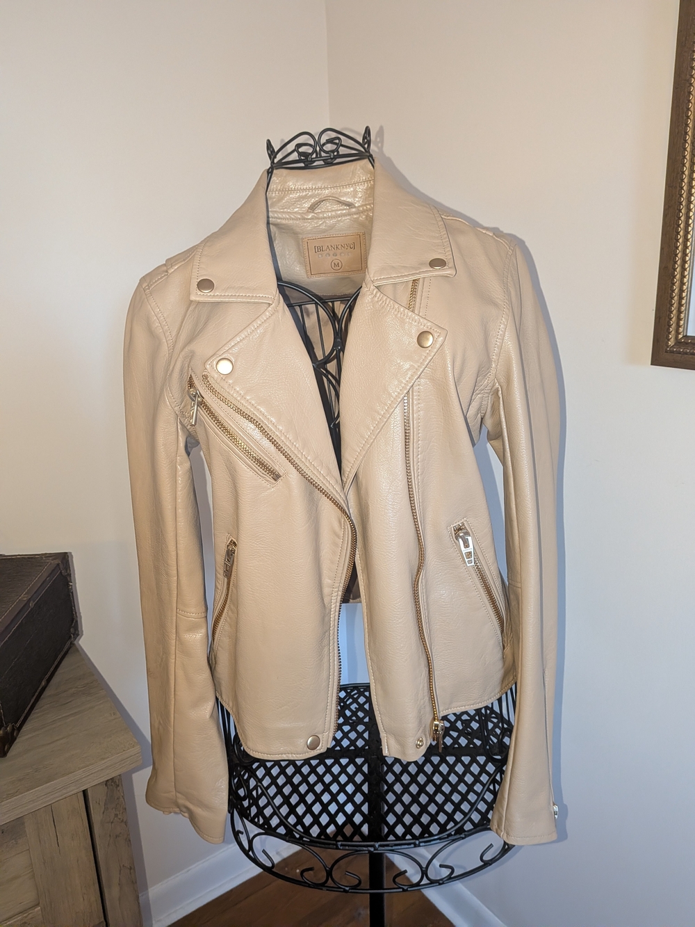 Blank NYC Women's faux Leather Jacket
